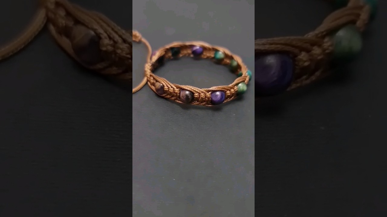 tigereye shamballa bracelet 