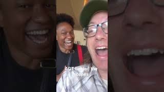 in the morning, behind the scenes at AGT!