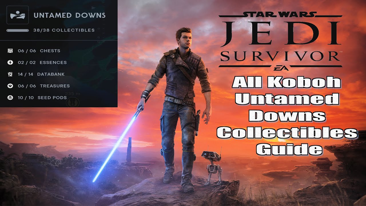 Star Wars Jedi Survivor Koboh Untamed Downs Collectibles Guide YouTube