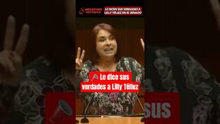 Le dicen sus verdades a #LillyTéllez en el Senado