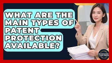 What Are the Main Types of Patent Protection Available? | Business Law Pros News
