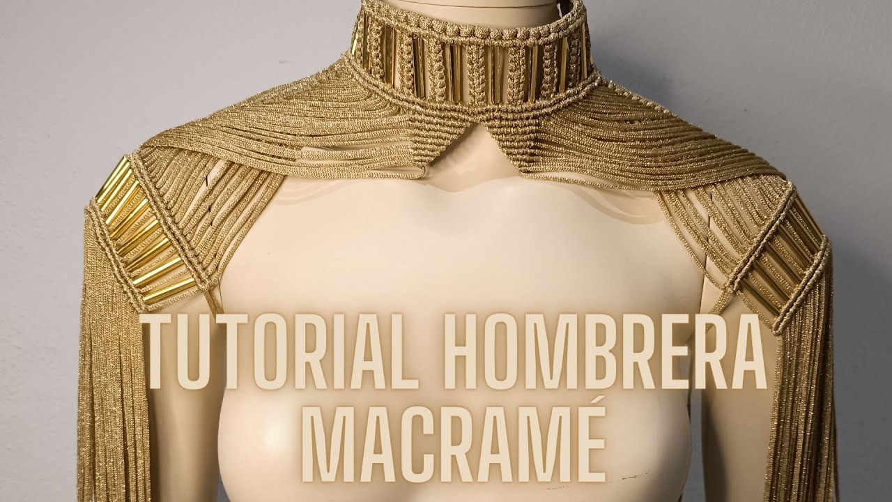 TUTORIAL HOMBRERA MACRAMÉ - SISTEMA CORTE CUERDA RÁPIDO - AHORRA TIEMPO - DIY