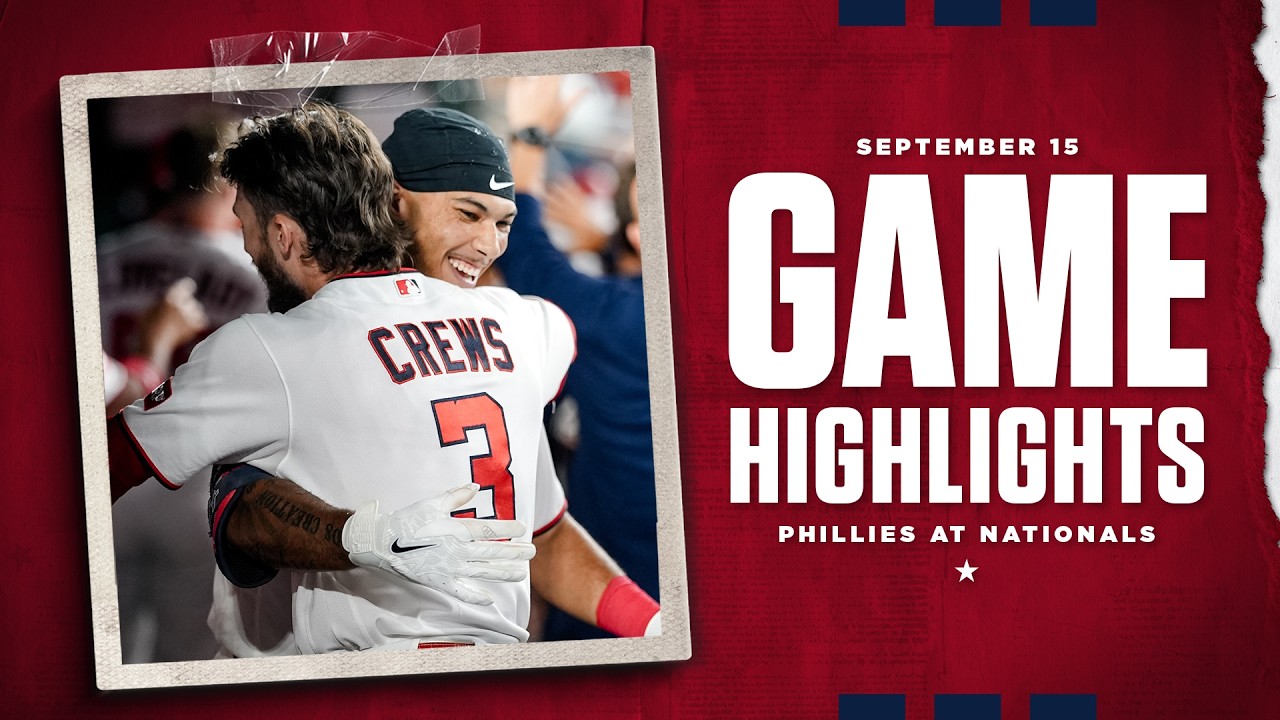 Phillies vs. Nationals Game Highlights (9/15/26) | MLB Highlights