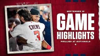Phillies vs. Nationals Game Highlights (9/15/26) | MLB Highlights