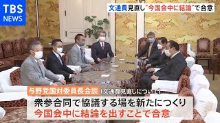 与野党 文通費見直し“今国会中に結論”で合意