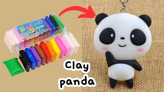 Airdry Clay Panda Airdry Clay Craft Ideas