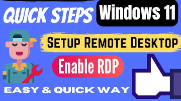 How to Enable Remote Desktop Protocol (RDP) on Windows 11 | Enable RDP windows 11 | eTechniz.com 👍
