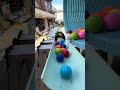 Marble Run Colorful Balls ASMR & Transparent PVC Pipe Slope 8