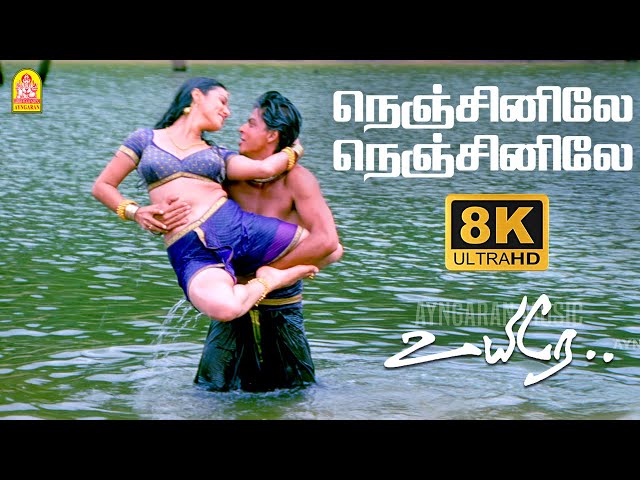 Nenjinile Nenjinile - 8K Video Song | நெஞ்சினிலே | Uyire | Shah Rukh Khan | Preity Zinta | AR Rahman