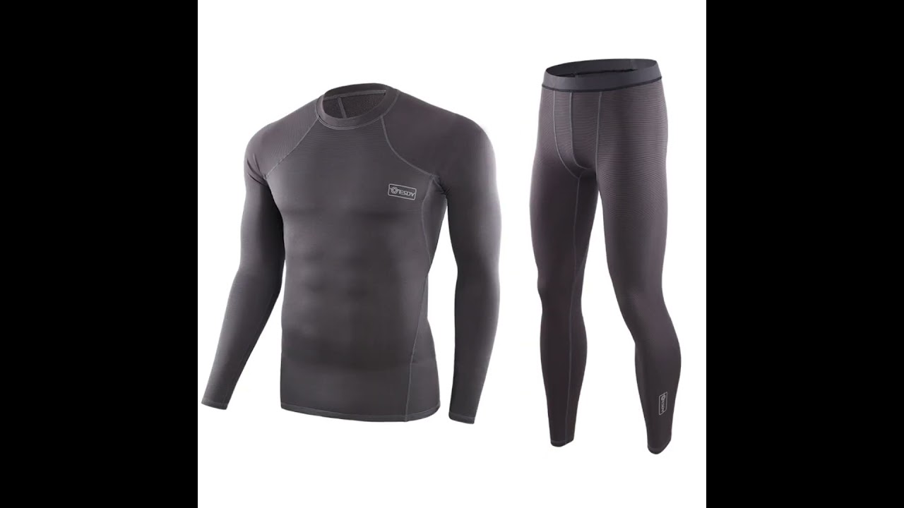 Stay Warm. Move Freely. | WildKing Men’s New Thermal Base Layer Set  