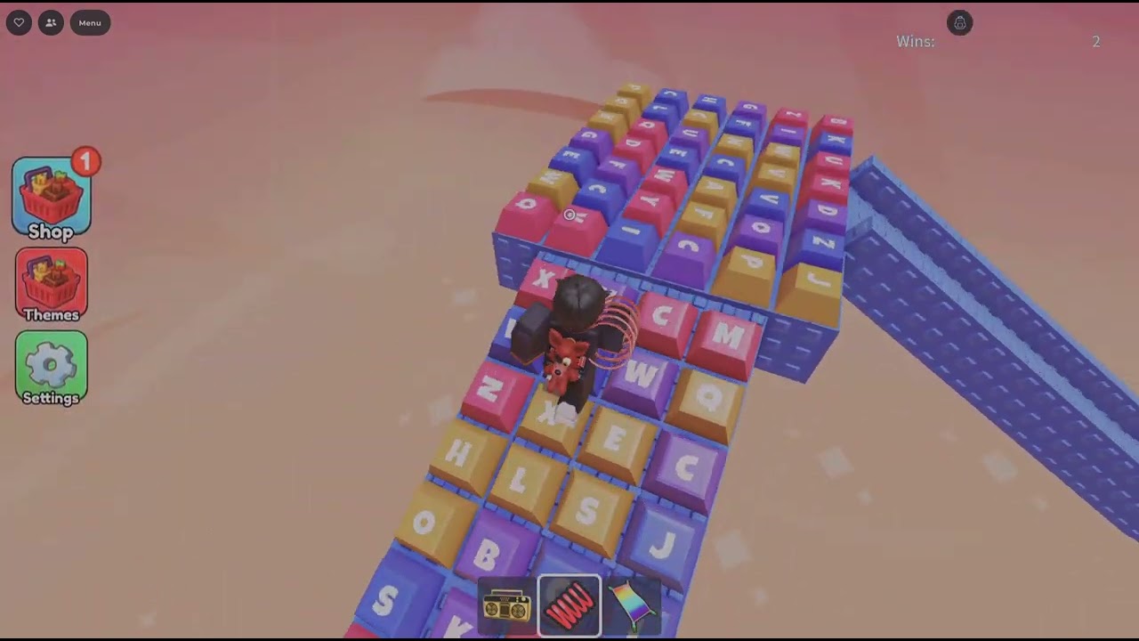Speed running keyboard tower
