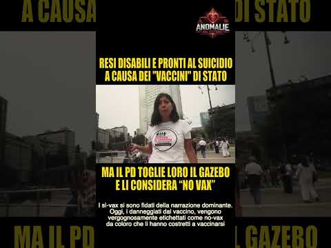 Video Ti fidi della narrazione, ti vaccini, stai male, ti lamenti e diventi magicamente no vax per il PD