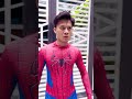 Random mask battle between superhero alpha hero  alphahero spiderman shorts