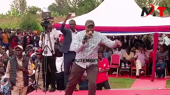 DRAMA IN BUNGOMA AFTER MP DIDMUS BARASA LECTURED WETANGULA LIKE AKID INFRONT OF DIDMUS BARASA!!!