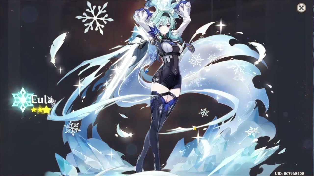 Genshin Impact - Holy Water miracle summon ritual (Eula)