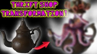 Transforming a Vintage Tea pot into a Nautical Sculpture with Clay! - Thrift Shop Transformation Ep1 by Midnight Crafts 3,422 views 5 years ago 2 minutes, 48 seconds