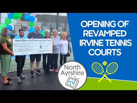 Judy Murray helps open new-look Irvine Tennis Courts