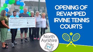 Judy Murray helps open new-look Irvine Tennis Courts
