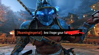 [For Honor] Manchild Pirate Player Gets Insecure - Random Duels