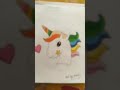 Cute unicorn art by Chand 🦄//subscribe and press the bell icon 🔔