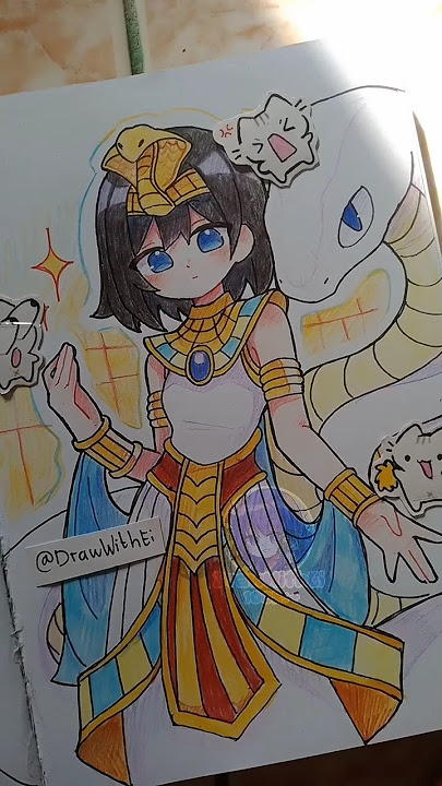Join Egypt Trend ✨🇪🇬 (Late😭) Gambar Oc ku versi Mesir 🇪🇬 #drawing #art #shorts