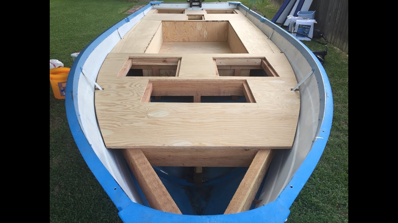 14 FT Utility/Jon Boat Restoration | Framing the Deck (Part 6) - YouTube