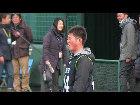 【大西 広樹投手】リンゴほっぺが可愛い新入団選手！