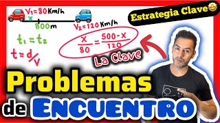 ✅Cinemática PROBLEMAS de ENCUENTRO [𝐢𝐝𝐞𝐚𝐥 𝐩𝐚𝐫𝐚 𝐚𝐩𝐫𝐞𝐧𝐝𝐞𝐫💯] Física