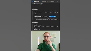 The Sliding Window Algorithm Explained - Max Consecutive Ones III - Leetcode 1004 - Python