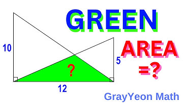Find the area of the green #geometryskills #mathpuzzles #thinkoutsidethebox