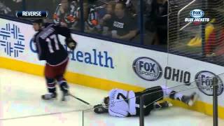 Brandon Dubinsky Hit On Rob Scuderi. Feb 5th 2013