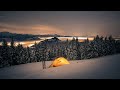 Bivouac dans la neige