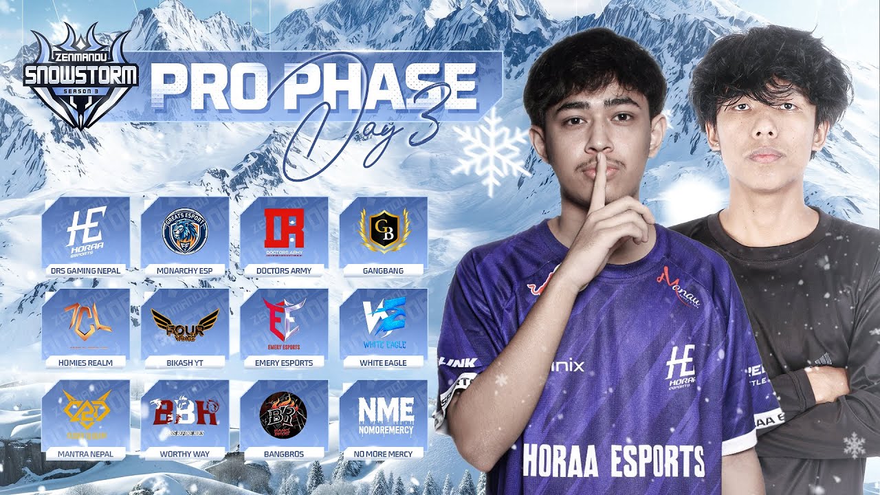 [ 🔴LIVE ] ZENMANDU SNOWSTORM•SERIES || PRO-PHASE || LEAGUE • D-3 || FT.​⁠ ​⁠