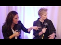 Jane Lynch backstage at the AMAs