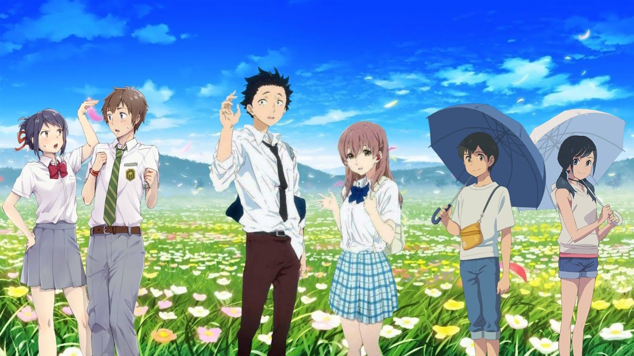 your name x a silent voice x weathering with you hindi (AMV) Raabta