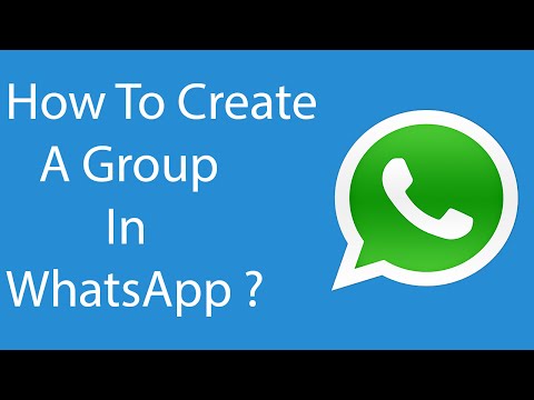 Video: How To Create A Group In WhatsApp