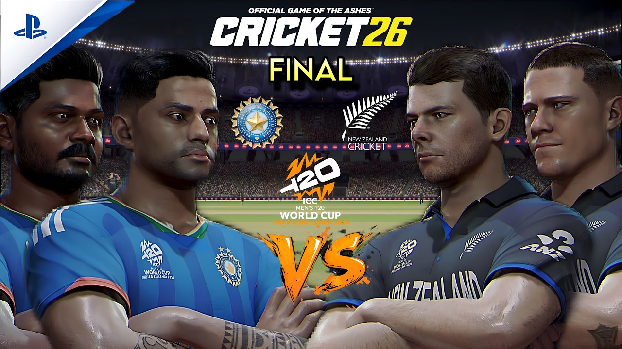 IND vs NZ T20 WC 2026 FINAL 🔥 RUNS GALORE! Can India Defend Their Title? | Cricket 26