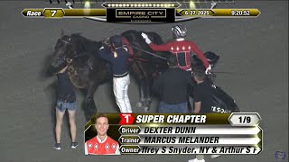 Yonkers Raceway 6/27/2025 – Super Chapter captures the $300K Grade 2 Yonkers Trot in 1:54.3