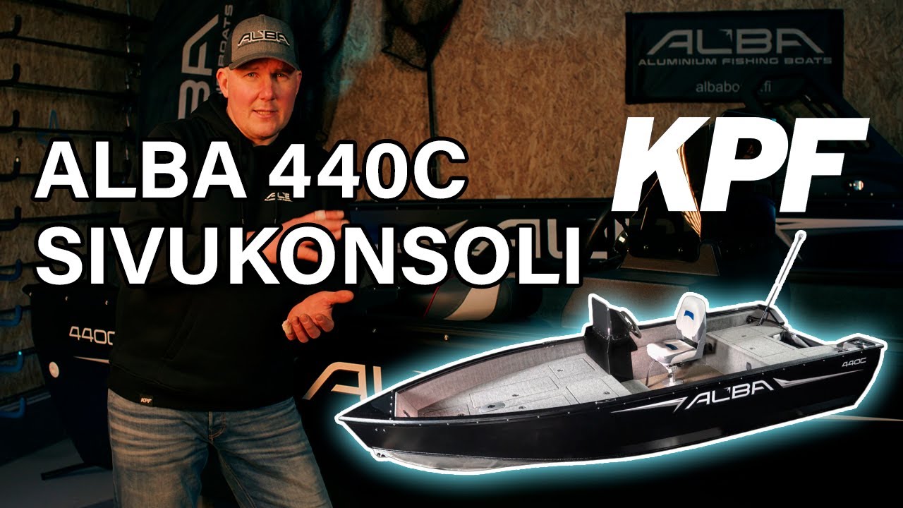 Esittelyssä: ALBA 440C Sivukonsoli Heittokalastusvene