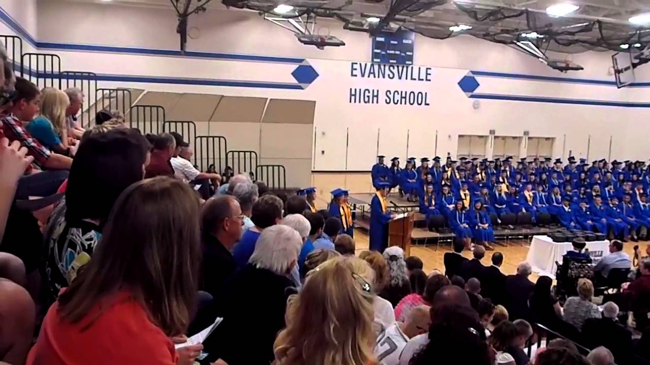 Evansville High School 2013 Graduation Speech YouTube