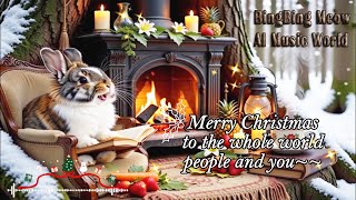 Mystery Ai  World Bunny In Tree Hole Talking To You In Christmas Ambience  Cozy Fantasy 