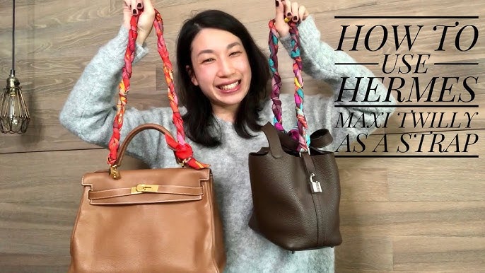 How to tie a half bow 🎀 on HERMES BAG with TWILLY, PICOTIN 18