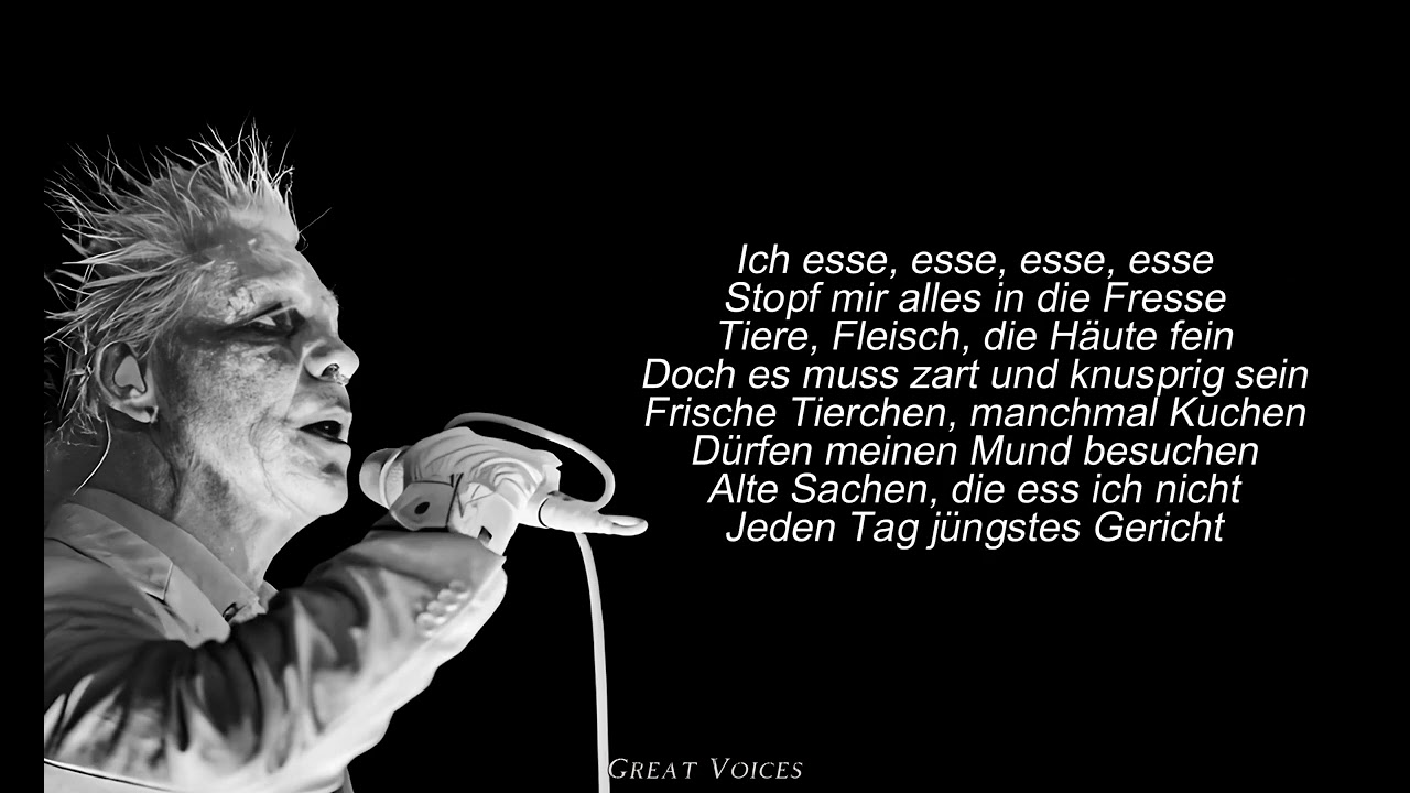 Allesfresser - LINDEMANN (Isolated Vocals + Lyrics)