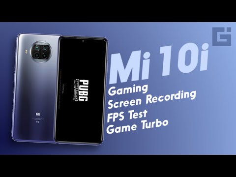 Xiaomi Mi 10i PUBG Mobile Gaming, FPS Test, Screen Recorder Options | Walkthrough