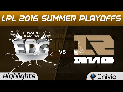 EDG vs RNG Highlights Game 3 Tencent LPL Summer Playoffs 2016 Finals Edward Gaming vs Royal Never Gi