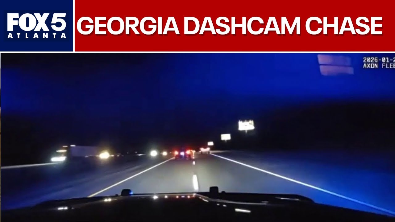 Dashcam: Two arrested after high-speed chase | FOX 5 News