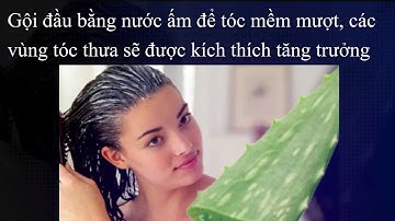 5 cách trị rụng tóc bằng nha đam tại nhà