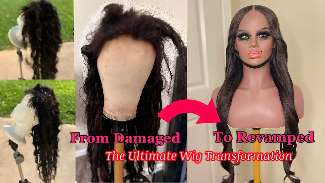 Watch Me Revive This Matted Human Hair Body wave Wig Detailed Tutorial ⁠ YouTube