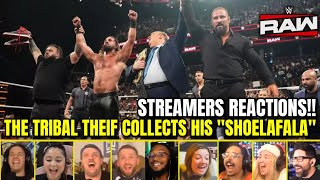 Bronson Reed Has Stolen Roman Reigns Shoes Again Streamers Reactions | WWE RAW 4 Aug 2025