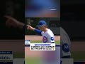 He went BETWEEN HIS LEGS for the out at first 😮 #mlb #cubs
